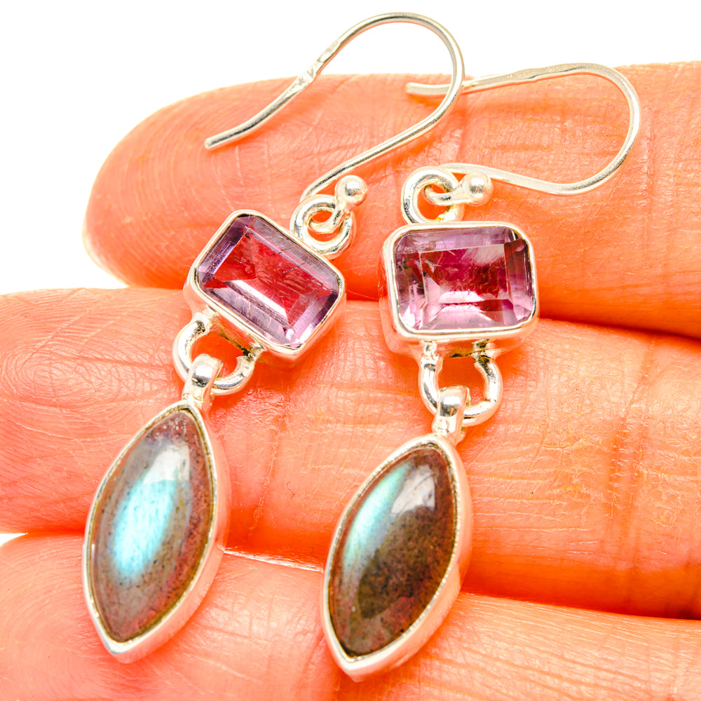 Labradorite Earrings handcrafted by Ana Silver Co - EARR427495
