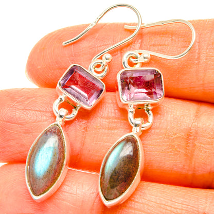 Labradorite Earrings handcrafted by Ana Silver Co - EARR427495