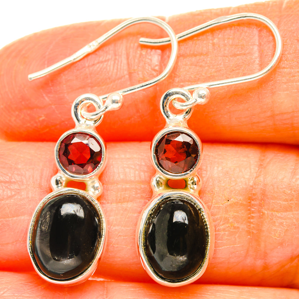 Star Diopside Earrings handcrafted by Ana Silver Co - EARR427501