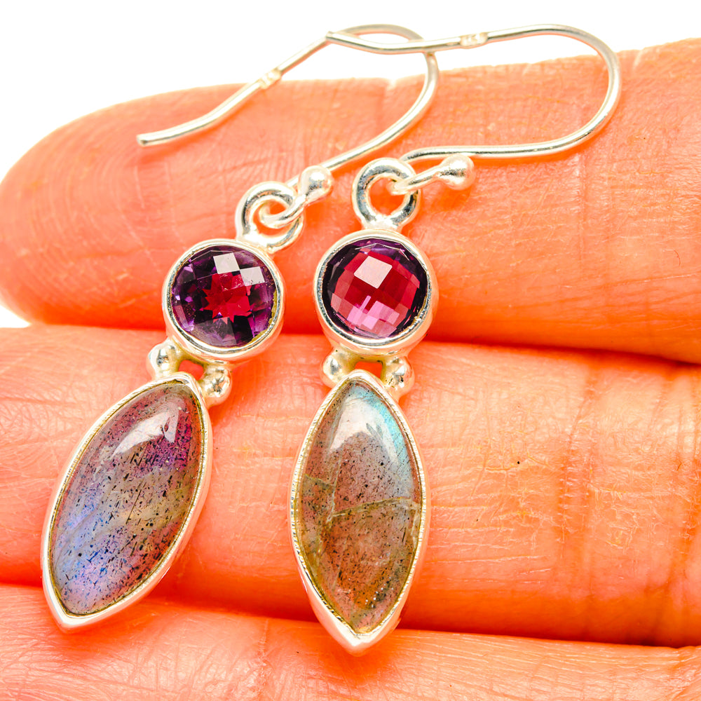 Labradorite Earrings handcrafted by Ana Silver Co - EARR427510