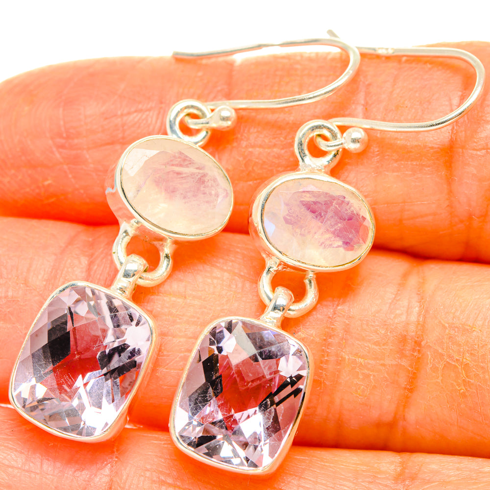 Kunzite Earrings handcrafted by Ana Silver Co - EARR427514