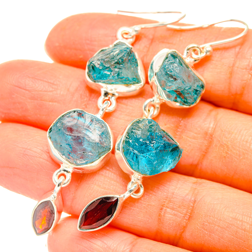 Apatite Earrings handcrafted by Ana Silver Co - EARR427519