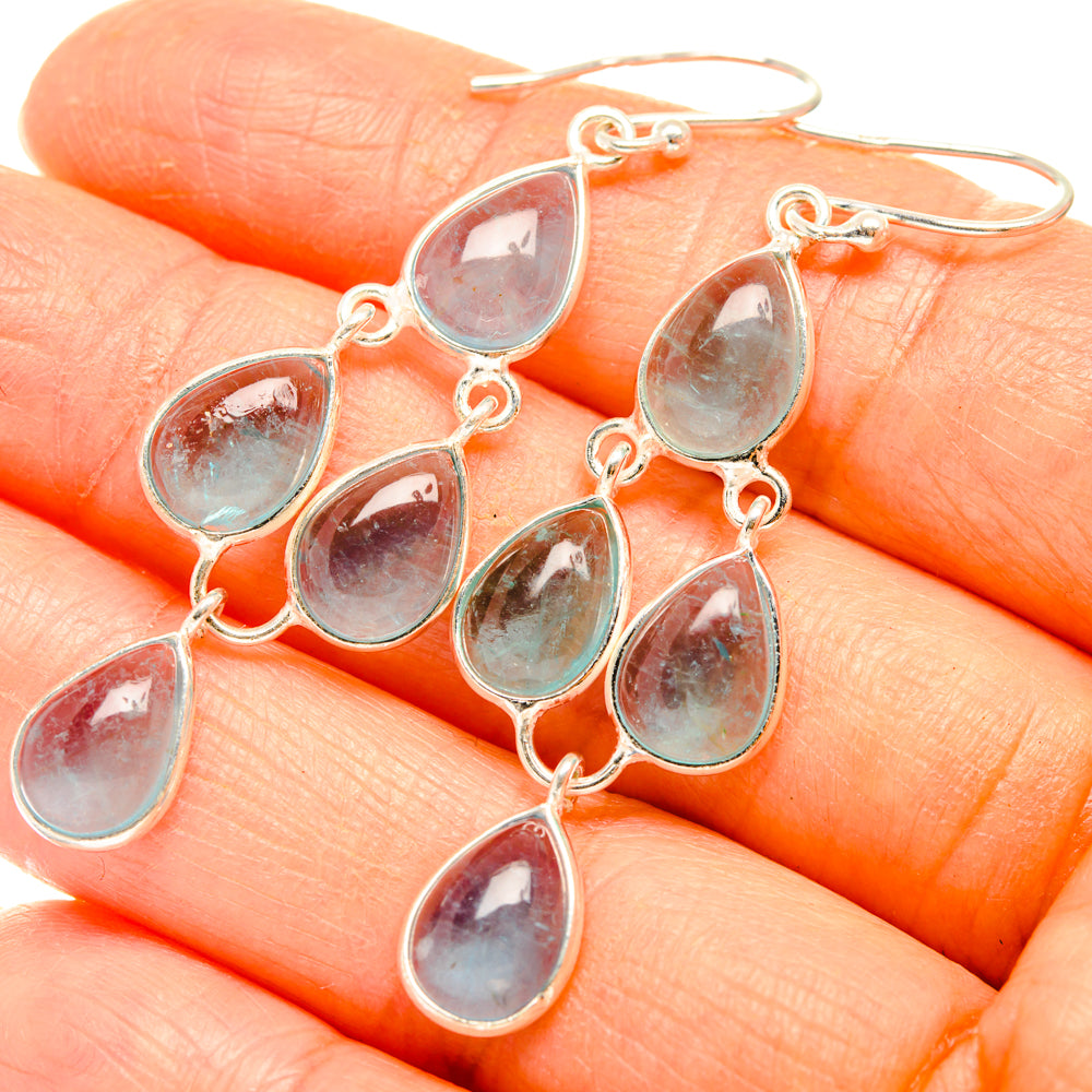 Aquamarine Earrings handcrafted by Ana Silver Co - EARR427524