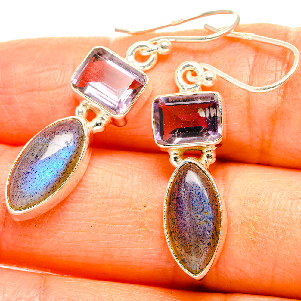 Labradorite Earrings handcrafted by Ana Silver Co - EARR427525