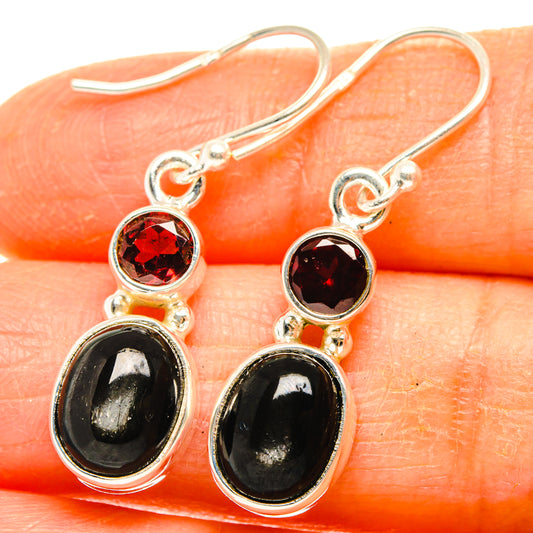 Star Diopside Earrings handcrafted by Ana Silver Co - EARR427527