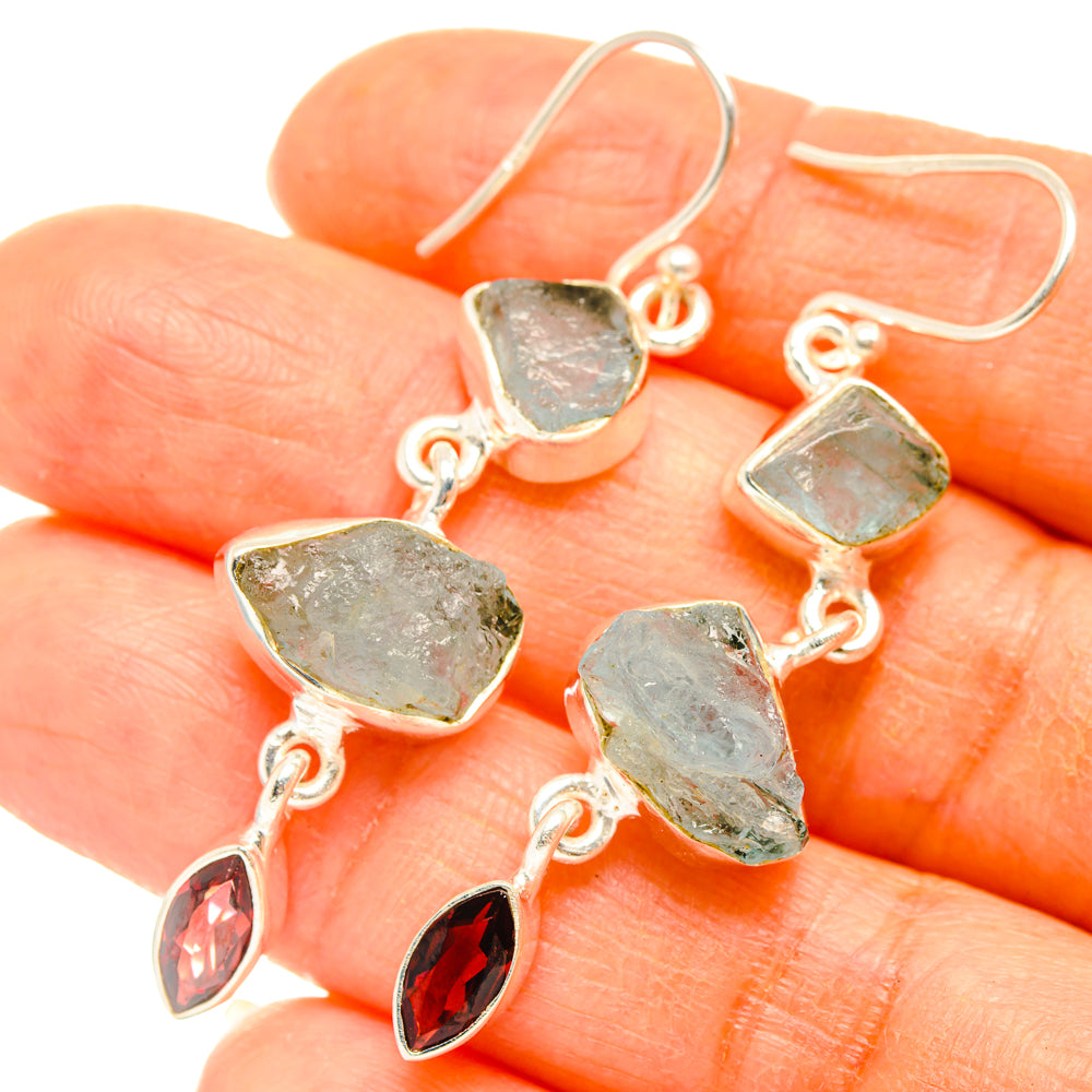 Aquamarine Earrings handcrafted by Ana Silver Co - EARR427528