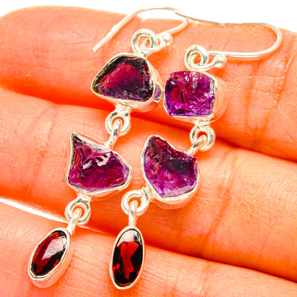 Amethyst Earrings handcrafted by Ana Silver Co - EARR427529