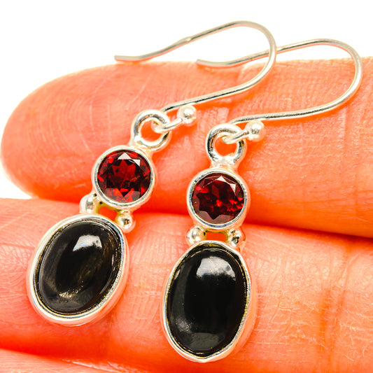 Star Diopside Earrings handcrafted by Ana Silver Co - EARR427541