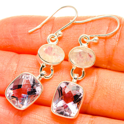 Kunzite Earrings handcrafted by Ana Silver Co - EARR427547