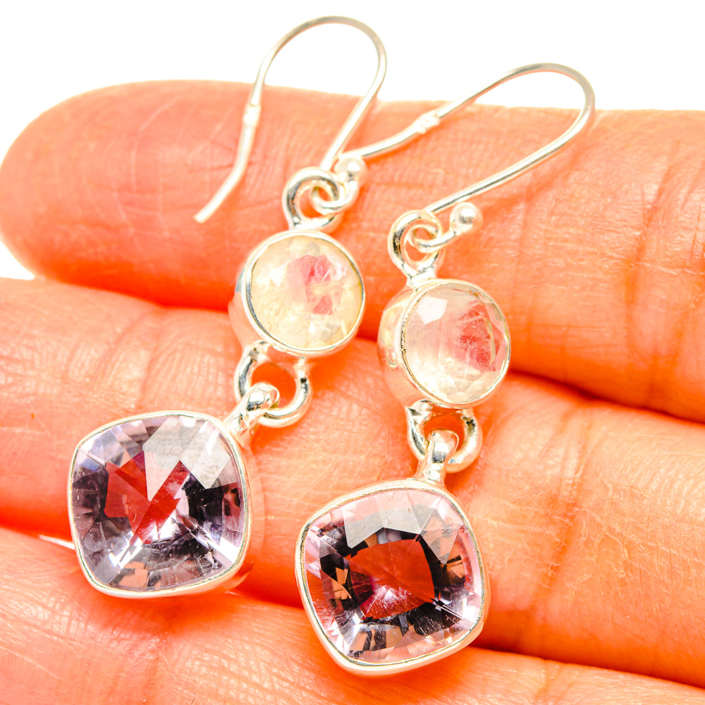 Kunzite Earrings handcrafted by Ana Silver Co - EARR427553