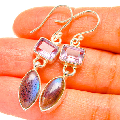 Labradorite Earrings handcrafted by Ana Silver Co - EARR427559