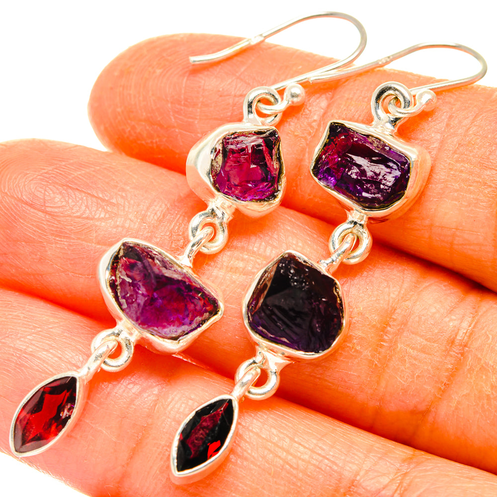 Amethyst Earrings handcrafted by Ana Silver Co - EARR427567