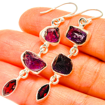 Amethyst Earrings handcrafted by Ana Silver Co - EARR427567