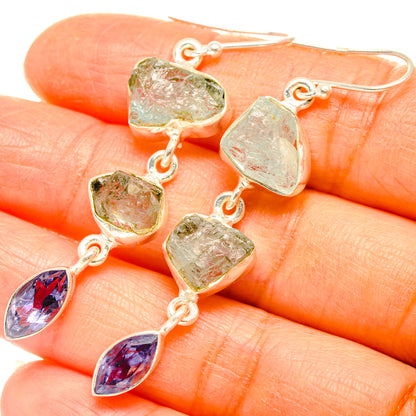 Aquamarine Earrings handcrafted by Ana Silver Co - EARR427570