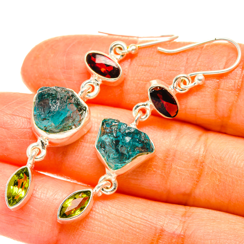 Apatite Earrings handcrafted by Ana Silver Co - EARR427571