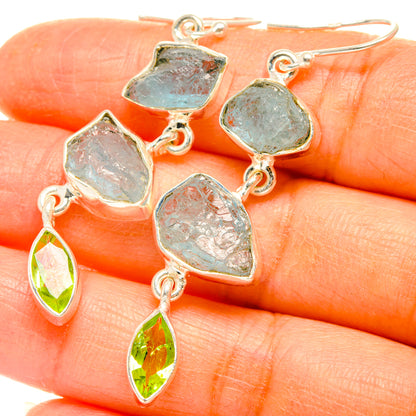 Aquamarine Earrings handcrafted by Ana Silver Co - EARR427573