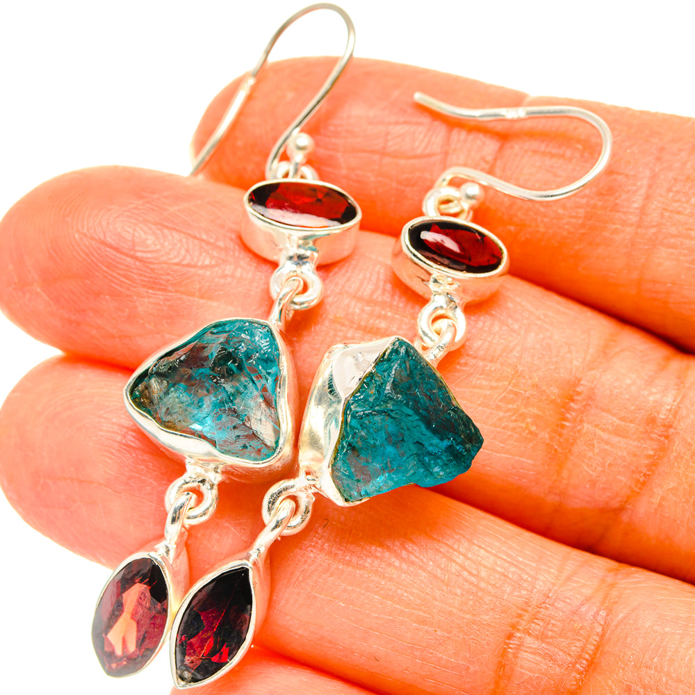 Apatite Earrings handcrafted by Ana Silver Co - EARR427577