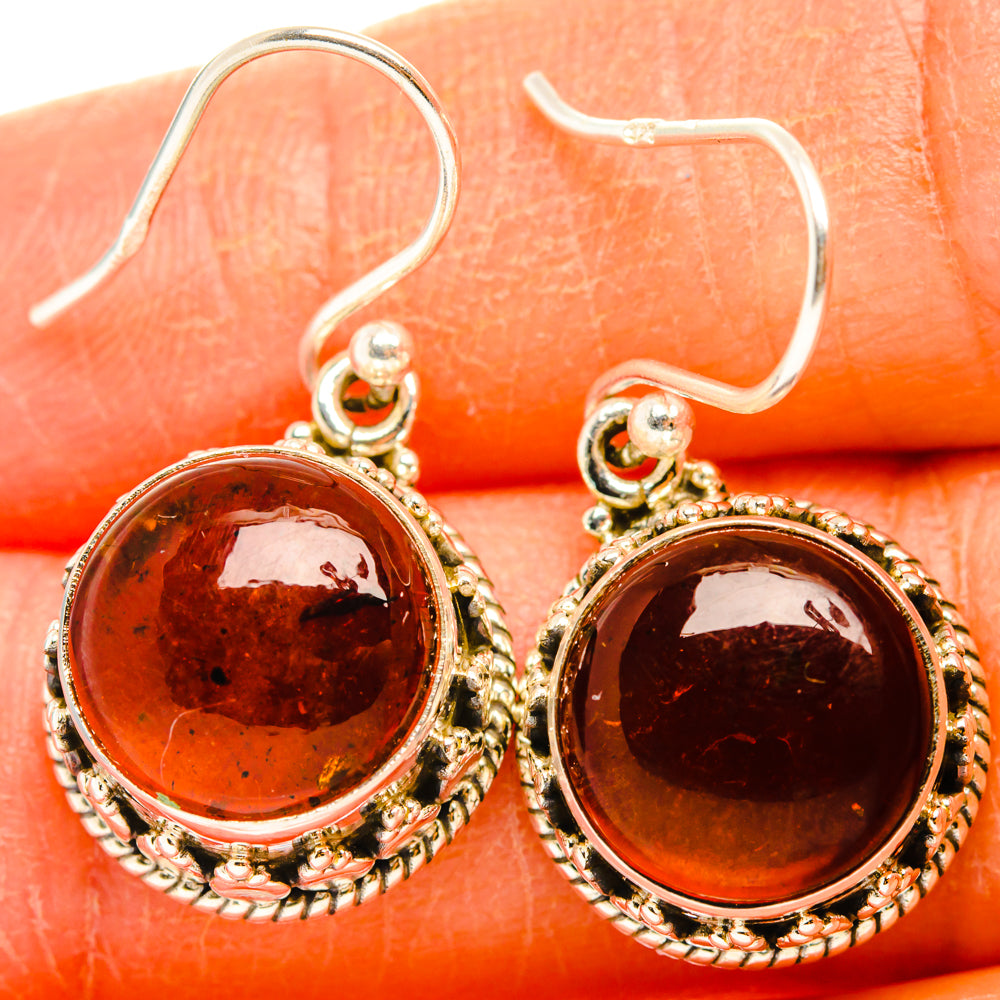 Baltic Amber Earrings handcrafted by Ana Silver Co - EARR427588