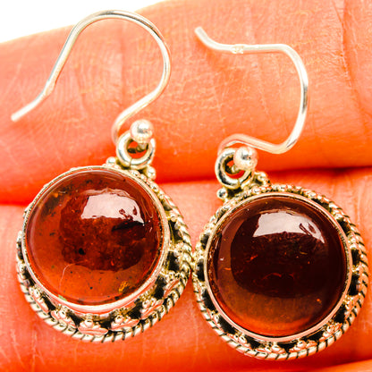 Baltic Amber Earrings handcrafted by Ana Silver Co - EARR427588