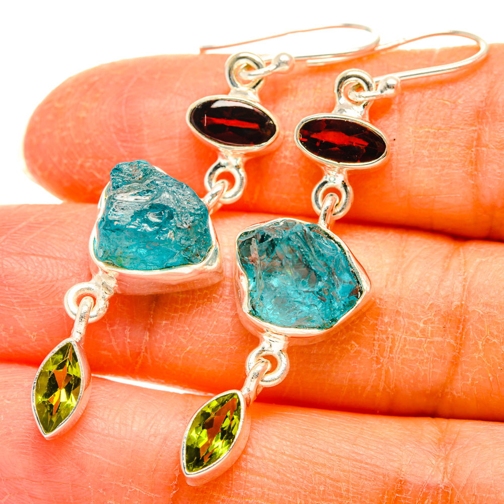 Apatite Earrings handcrafted by Ana Silver Co - EARR427595