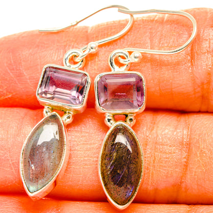 Labradorite Earrings handcrafted by Ana Silver Co - EARR427599