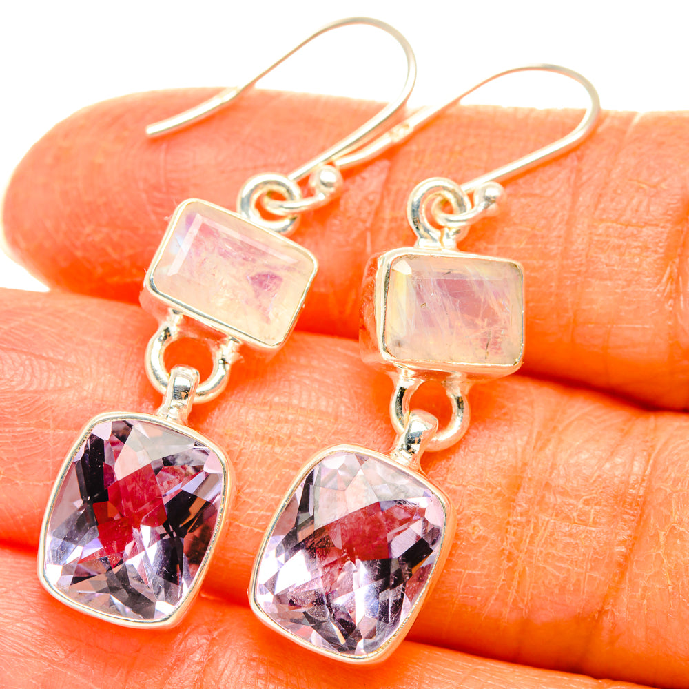 Kunzite Earrings handcrafted by Ana Silver Co - EARR427605