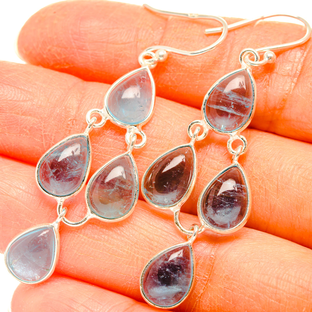 Aquamarine Earrings handcrafted by Ana Silver Co - EARR427613