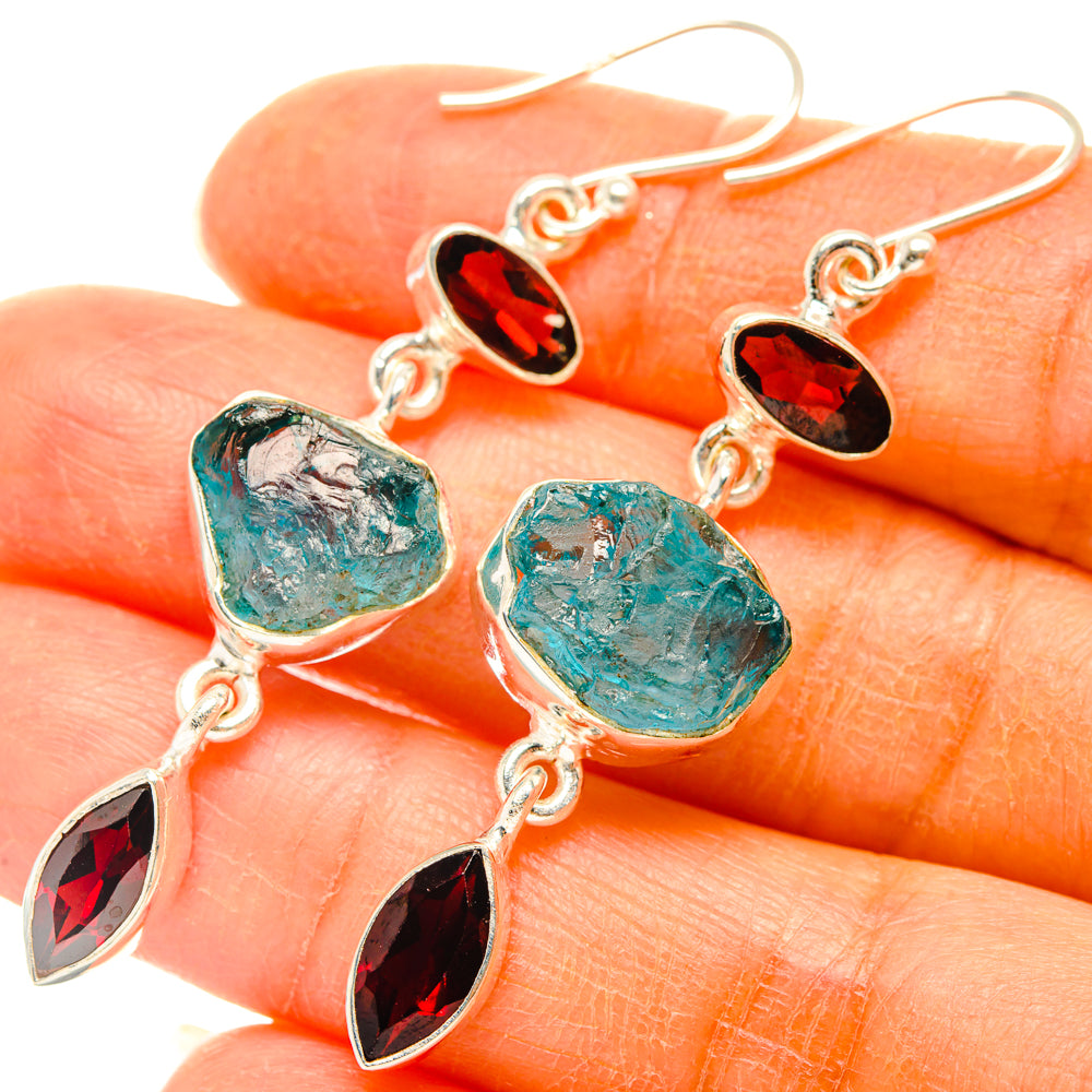 Apatite Earrings handcrafted by Ana Silver Co - EARR427616