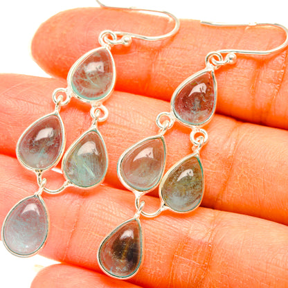 Aquamarine Earrings handcrafted by Ana Silver Co - EARR427621