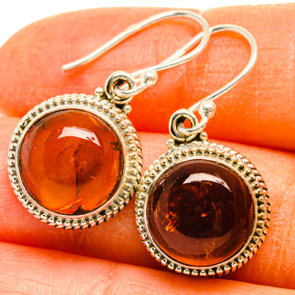 Baltic Amber Earrings handcrafted by Ana Silver Co - EARR427623
