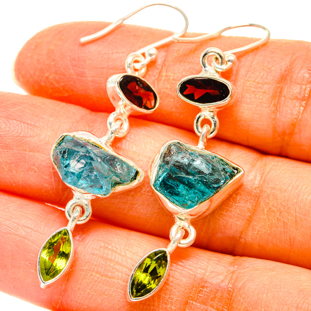 Apatite Earrings handcrafted by Ana Silver Co - EARR427624
