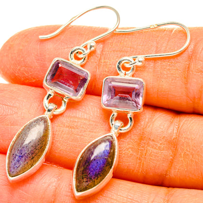 Labradorite Earrings handcrafted by Ana Silver Co - EARR427625