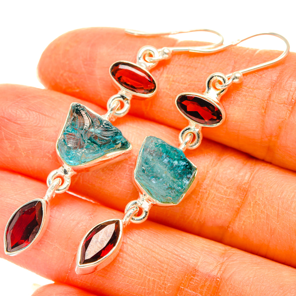 Apatite Earrings handcrafted by Ana Silver Co - EARR427629