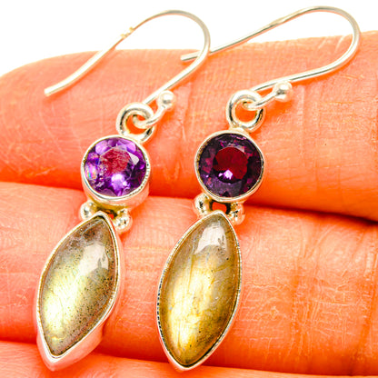 Labradorite Earrings handcrafted by Ana Silver Co - EARR427634