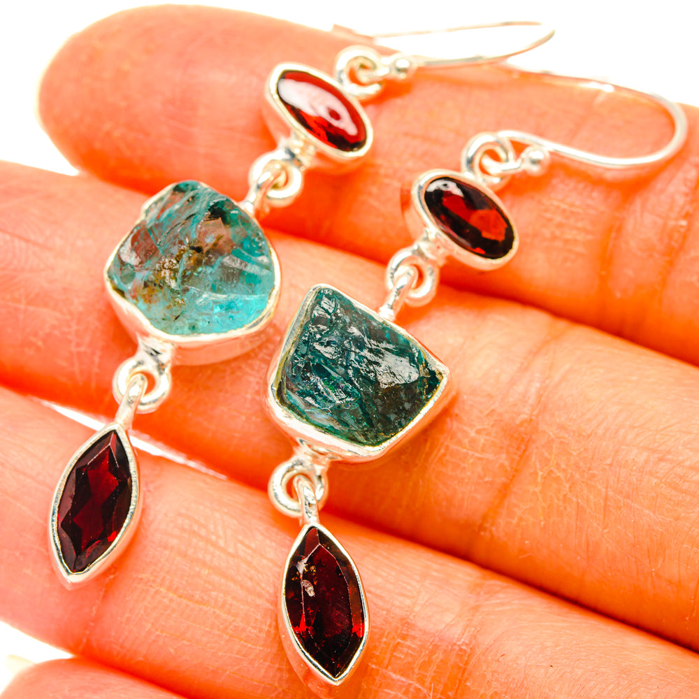 Apatite Earrings handcrafted by Ana Silver Co - EARR427637