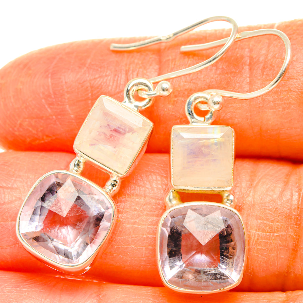 Kunzite Earrings handcrafted by Ana Silver Co - EARR427639