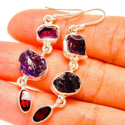 Amethyst Earrings handcrafted by Ana Silver Co - EARR427642