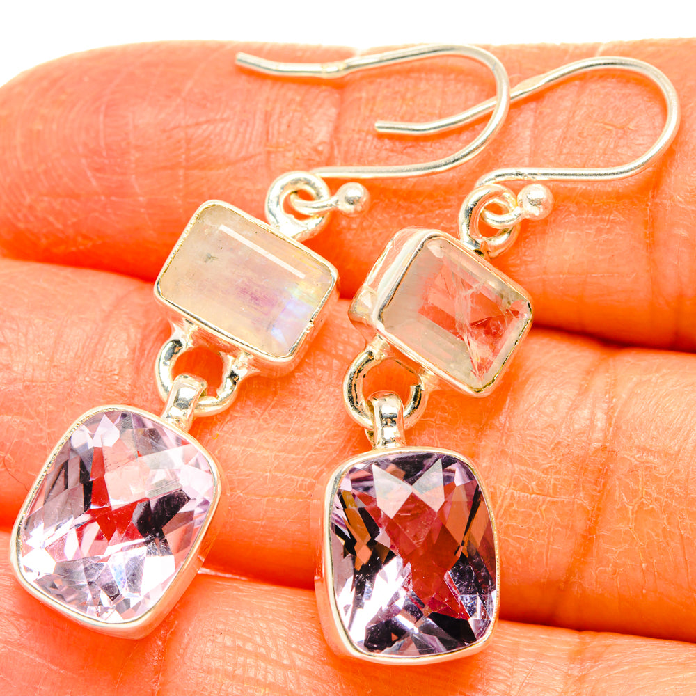 Kunzite Earrings handcrafted by Ana Silver Co - EARR427643