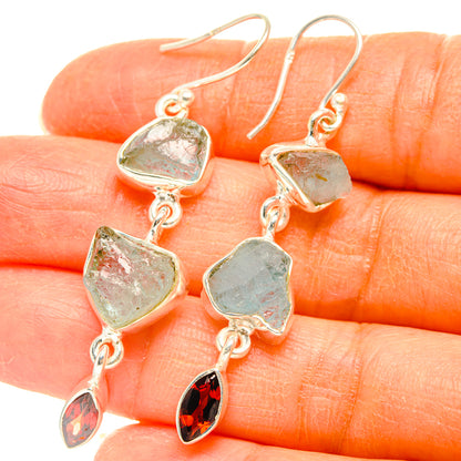 Aquamarine Earrings handcrafted by Ana Silver Co - EARR427644