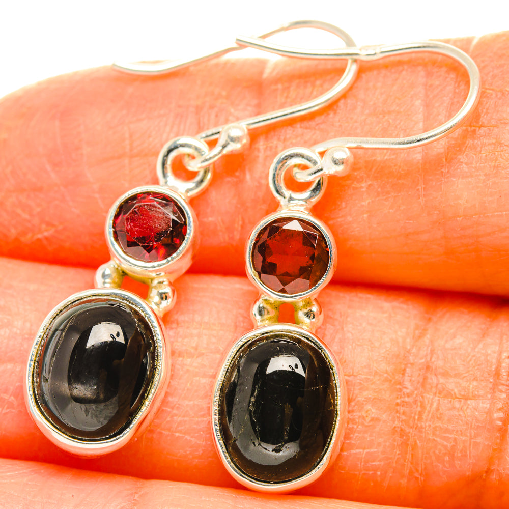 Star Diopside Earrings handcrafted by Ana Silver Co - EARR427647