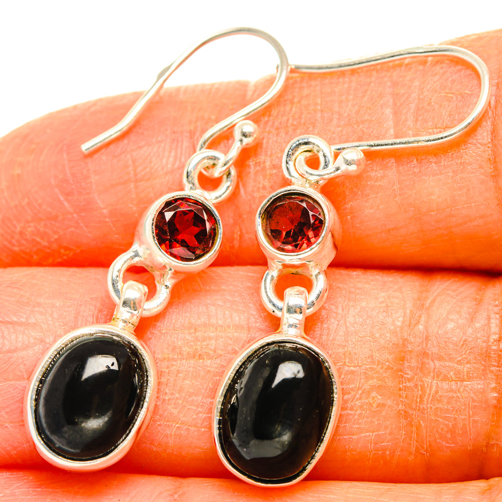 Star Diopside Earrings handcrafted by Ana Silver Co - EARR427648