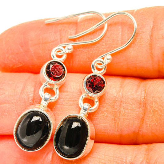 Star Diopside Earrings handcrafted by Ana Silver Co - EARR427651