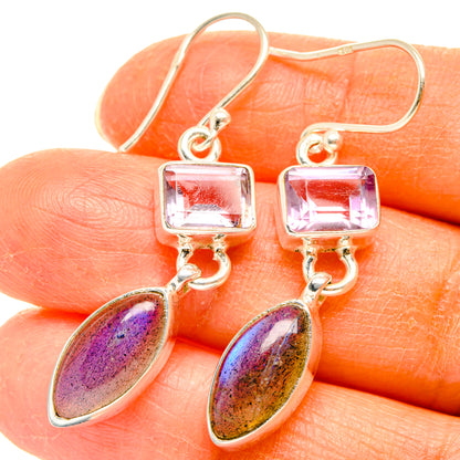 Labradorite Earrings handcrafted by Ana Silver Co - EARR427656
