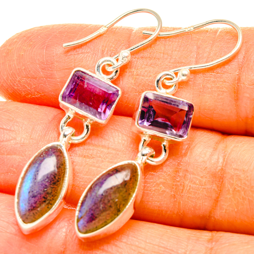 Labradorite Earrings handcrafted by Ana Silver Co - EARR427658