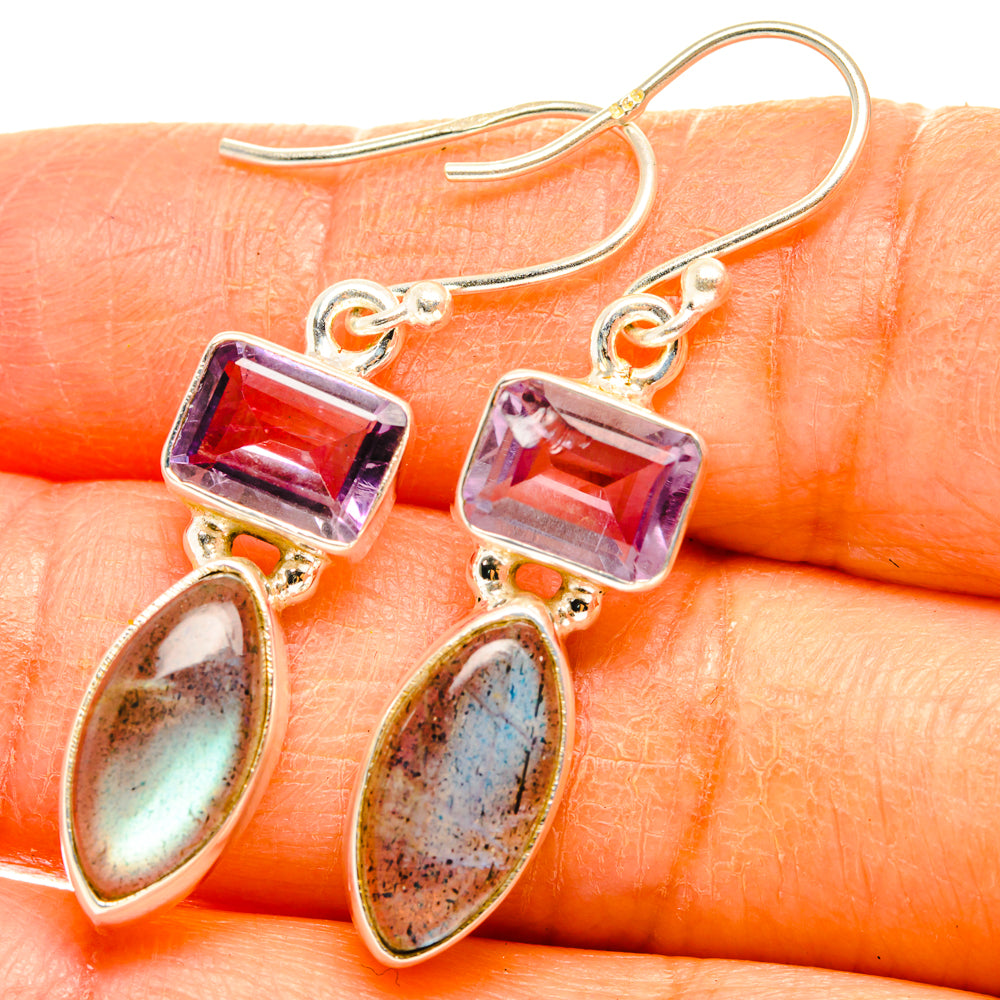 Labradorite Earrings handcrafted by Ana Silver Co - EARR427660