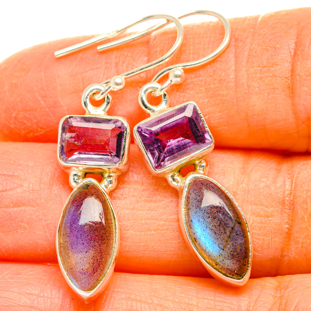 Labradorite Earrings handcrafted by Ana Silver Co - EARR427662