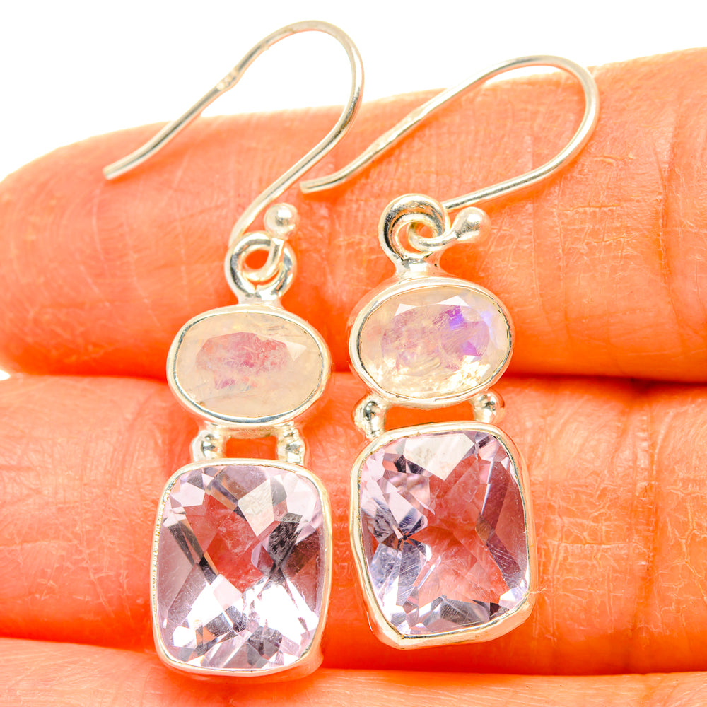 Kunzite Earrings handcrafted by Ana Silver Co - EARR427663