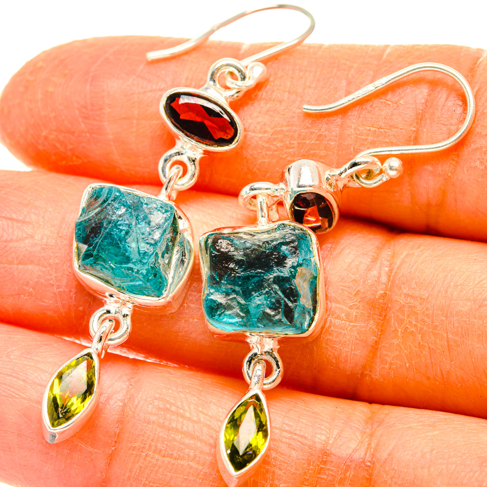 Apatite Earrings handcrafted by Ana Silver Co - EARR427664