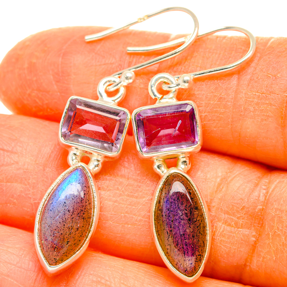 Labradorite Earrings handcrafted by Ana Silver Co - EARR427667
