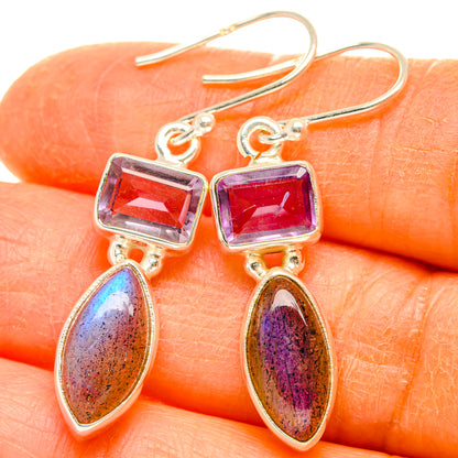 Labradorite Earrings handcrafted by Ana Silver Co - EARR427667